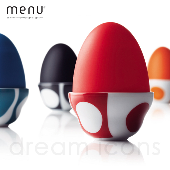 "PANTON" egg cups coloured